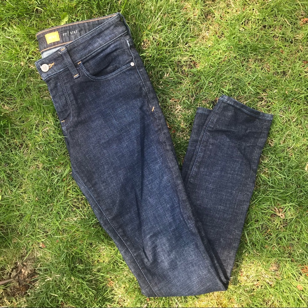 Anthropologie Pilcro Stet Skinny Dark Denim Jeans